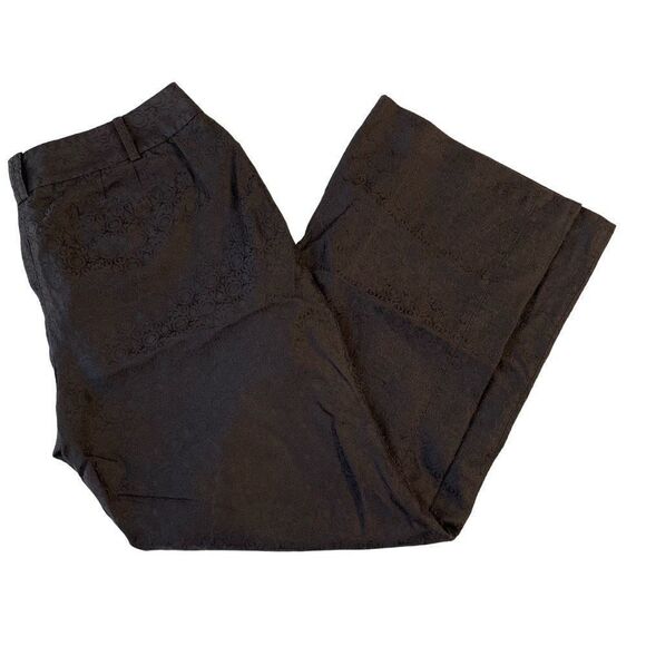 Ann Taylor Brown Mid Rise Wide Leg Trouser - Women’s 14 - Picture 1 of 8